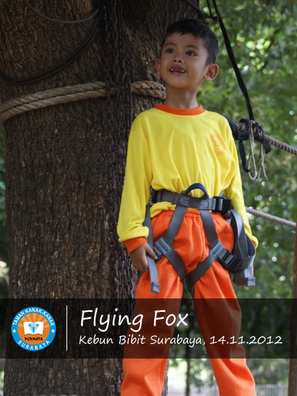 Flying Fox  Taman Kanak Kanak (TK) Permata, Wiyung Surabaya